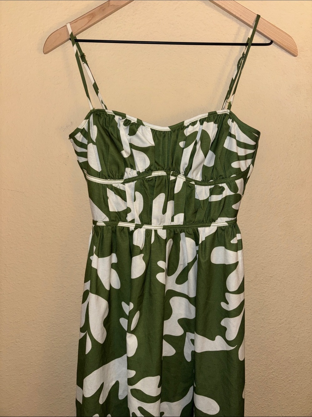 Petal And Pup Payton Midi Dress In Khaki